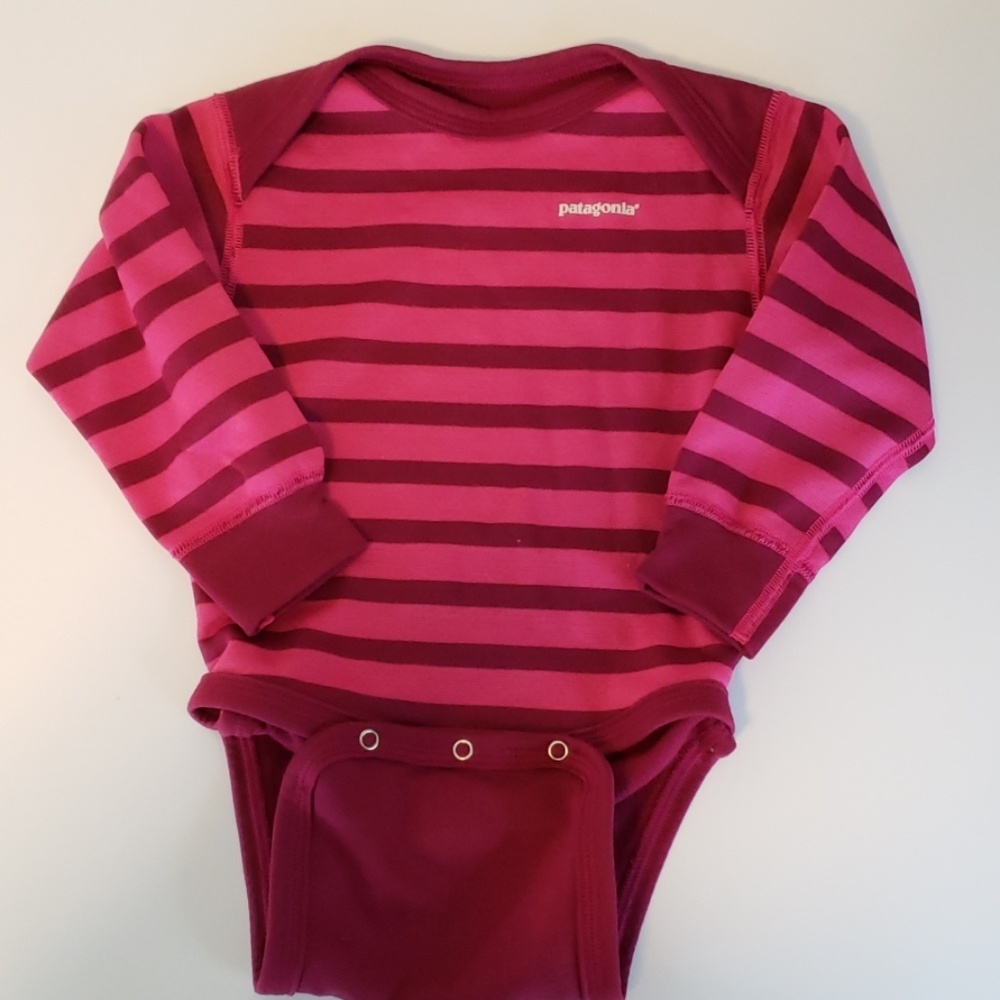 Patagonia long sleeve onesie